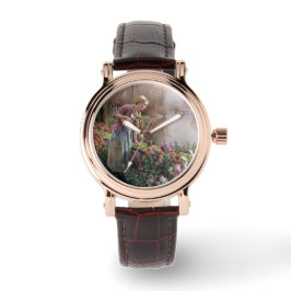 Reloj De Pulsera Pesca de Chicas franceses en Bretaña