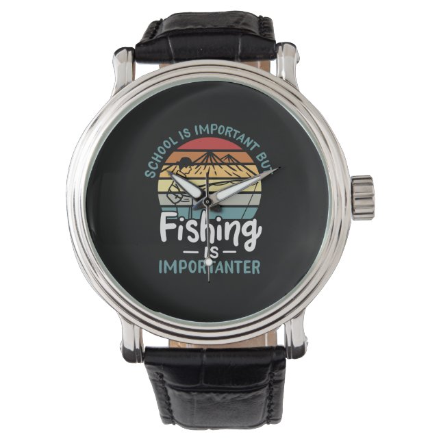 Reloj De Pulsera Pesca - La Pesca Es Importante (Anverso)