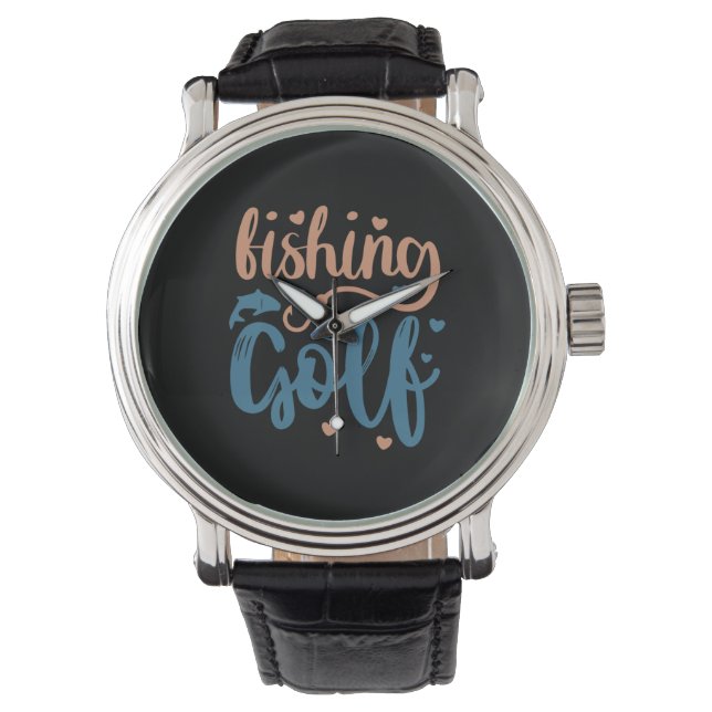 Reloj De Pulsera Pesca Y Golf (Anverso)
