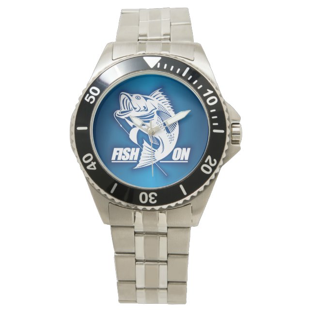 Reloj De Pulsera Pescado activado (Bass) (Anverso)
