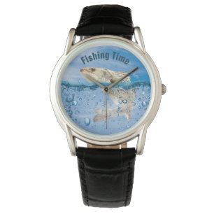 Reloj De Pulsera Pescado grande salpicado de agua