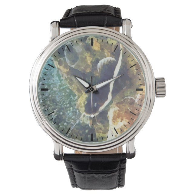 Reloj De Pulsera Pescado - Pescado Piscina Adelante (Anverso)