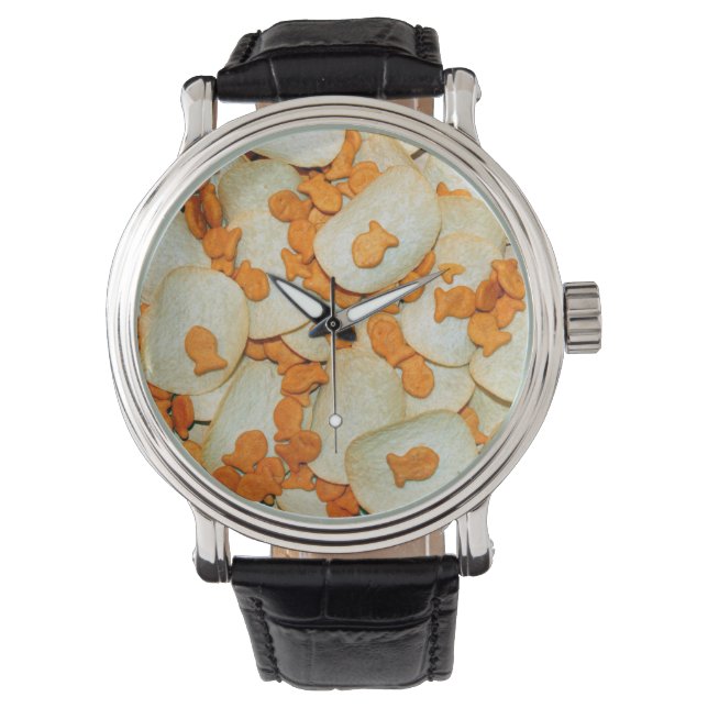 Reloj De Pulsera Pescado Y Chips (Anverso)