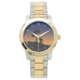 Reloj De Pulsera Pescador en números de oro del Dusk