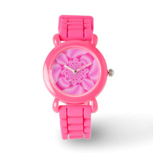 Reloj De Pulsera Pétalo de Hoja Rosa 