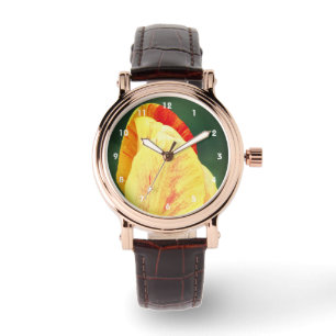 Reloj De Pulsera Pétalos De Flor De Tulipano Con Lluvias Se Acaban