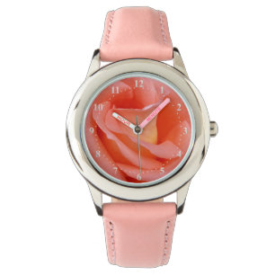 Reloj De Pulsera pétalos de rosa rosa rosa rosado