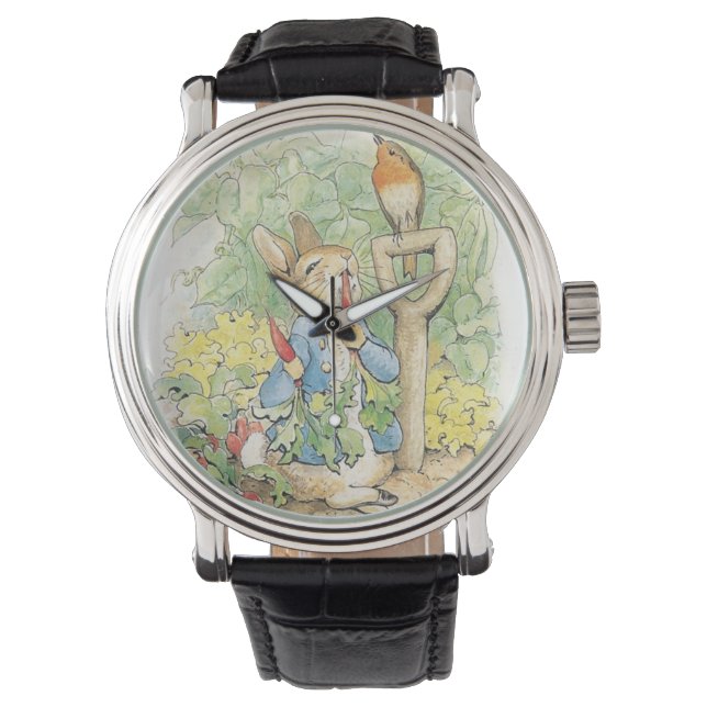 Reloj De Pulsera Peter Rabbit En El Jardín - Beatrix Potter (Anverso)