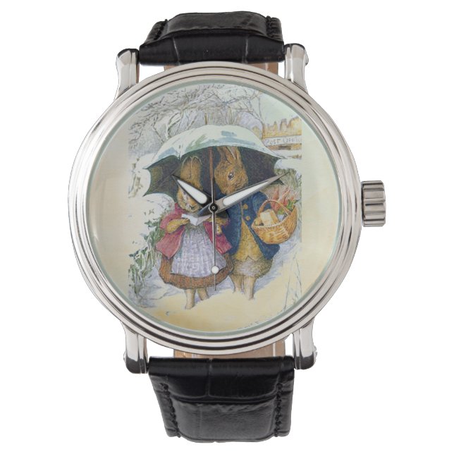 Reloj De Pulsera Peter Rabbit Round Clock Watch (Anverso)