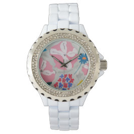Reloj De Pulsera Petunias y damas de las flores de verano