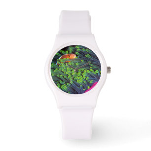 Reloj De Pulsera Pez anemone escondiéndose en una anémona, Mozambiq