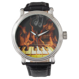 Reloj De Pulsera Piano caliente con notas musicales Watch