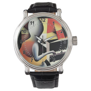 Reloj De Pulsera Piano Player - Arte de aerógrafo