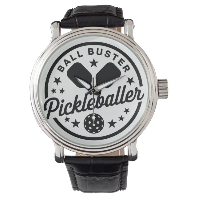 Reloj De Pulsera Pickleball Ball Buster (Anverso)