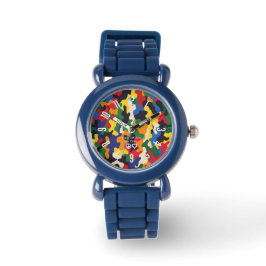 Reloj De Pulsera PickleKids™ Color Camo Blue Watch