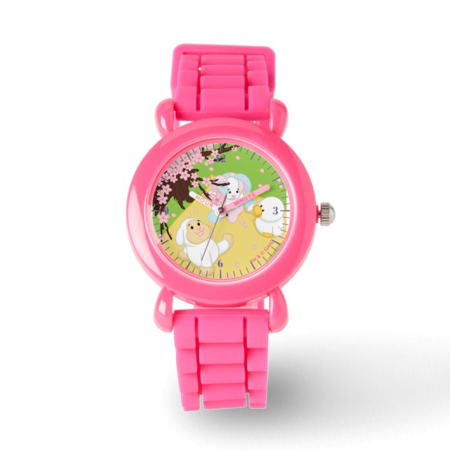 Reloj De Pulsera Picnic de la celebración de primavera (Anverso)