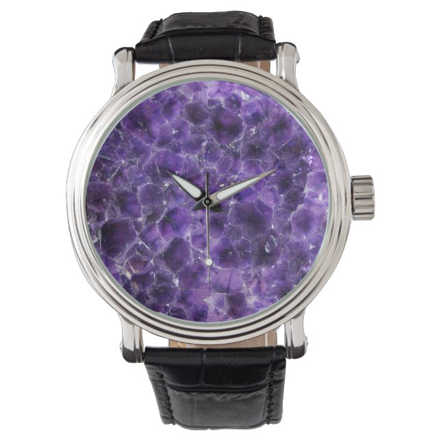 Reloj De Pulsera Picos de Amethyst en Caída (Anverso)