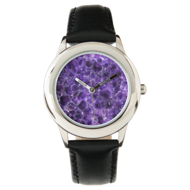 Reloj De Pulsera Picos de Amethyst en Caída (Anverso)