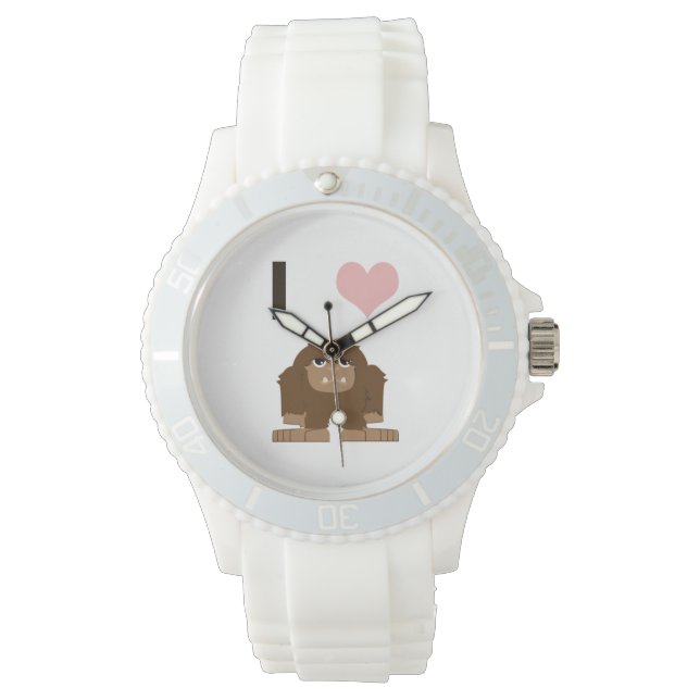 Reloj De Pulsera Pie grande del corazón (Anverso)
