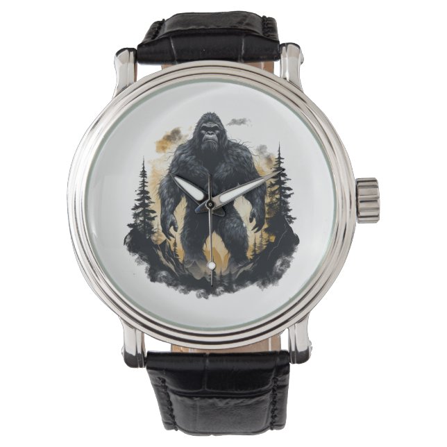 Reloj De Pulsera Pie grande en el bosque (Anverso)