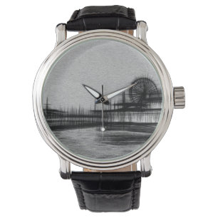 Reloj De Pulsera Pie Santa Mónica de ruido blanco