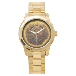 Reloj De Pulsera Piedra del calendario azteca