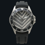 Reloj De Pulsera Piedra - Líneas<br><div class="desc">Piedra IX de Chariklia Zarris. Patrón con líneas repetidas.</div>