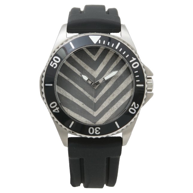 Reloj De Pulsera Piedra - Líneas (Anverso)