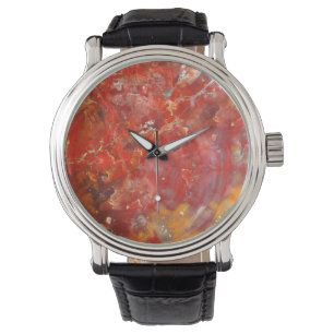 Reloj De Pulsera Piedras de la plataforma de la puesta del sol en o