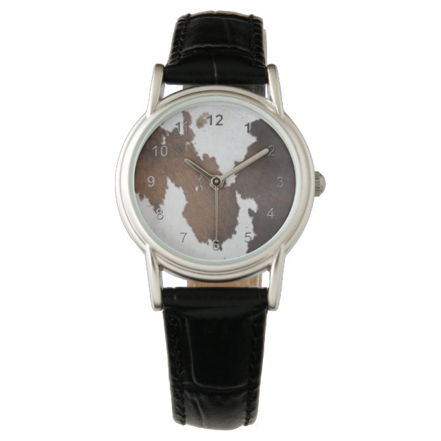 Reloj De Pulsera Piel de vaca, cuero, zurriago, piel, piel de imita (Anverso)