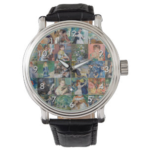 Reloj De Pulsera Pierre-Auguste Renoir - Collage de cuadrícula de o