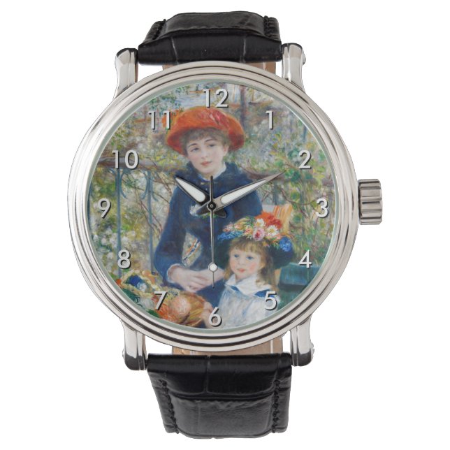 Reloj De Pulsera Pierre-Auguste Renoir - Dos hermanas en la terraza (Anverso)