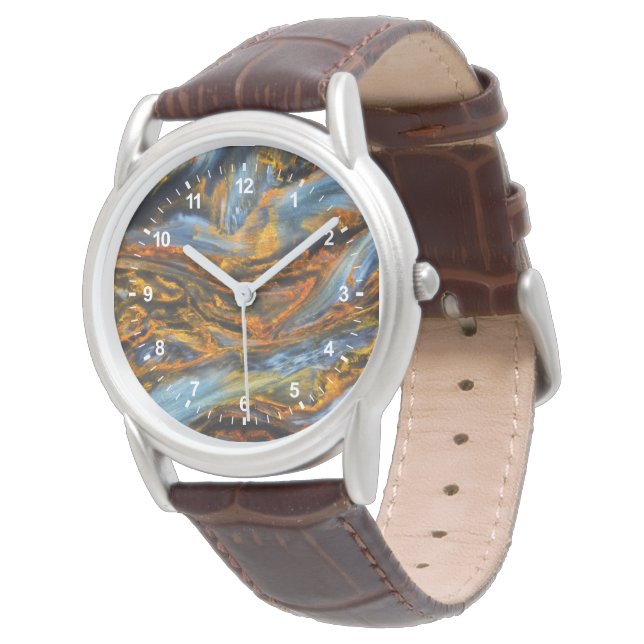 Reloj De Pulsera Pietersita con patrón (Angular)