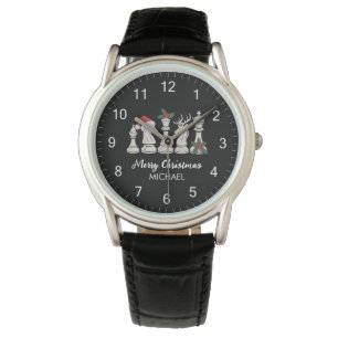 Reloj De Pulsera Piezas de ajedrez personalizadas modernas y trendy
