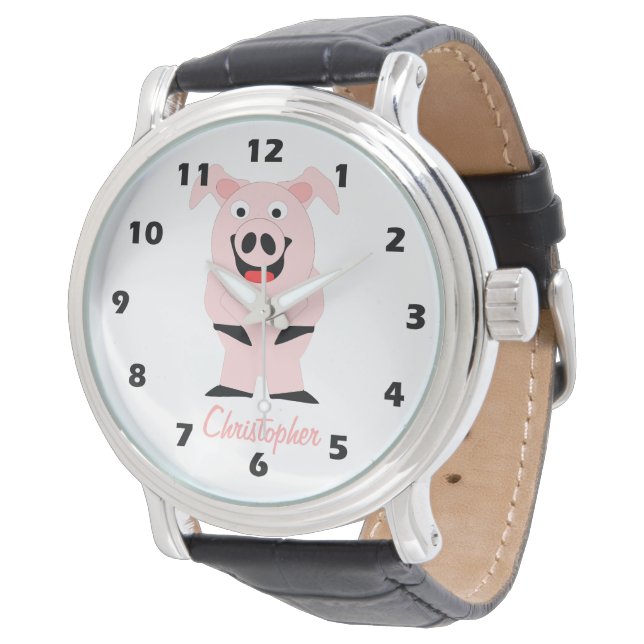 Reloj De Pulsera Pig Design Personalised (Angular)
