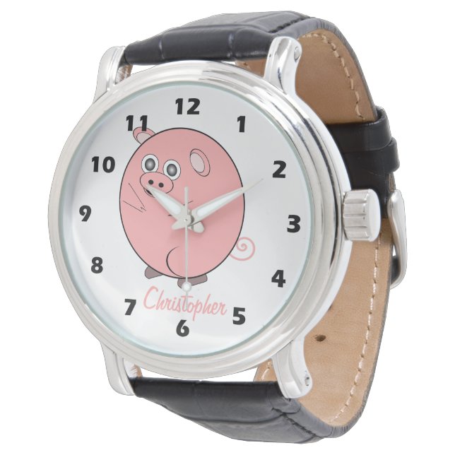 Reloj De Pulsera Pig Design Personalised (Angular)