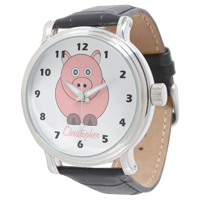 Reloj De Pulsera Pig Design Personalised (Angular)