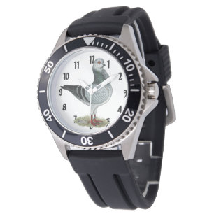 Reloj De Pulsera Pigeon Grizzle de lechón italiana