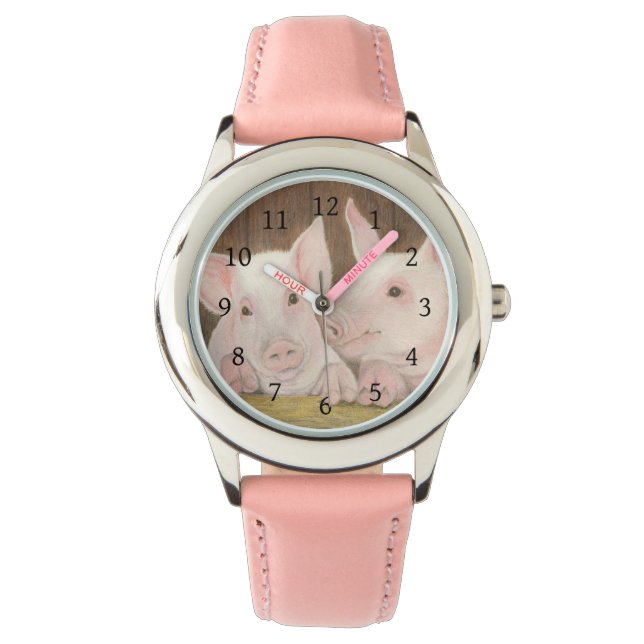Reloj De Pulsera Piglets (Anverso)