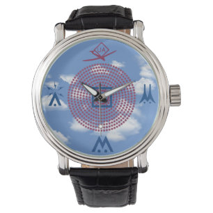 Reloj De Pulsera Piloto de drones de la tabla de símbolos aeronáuti