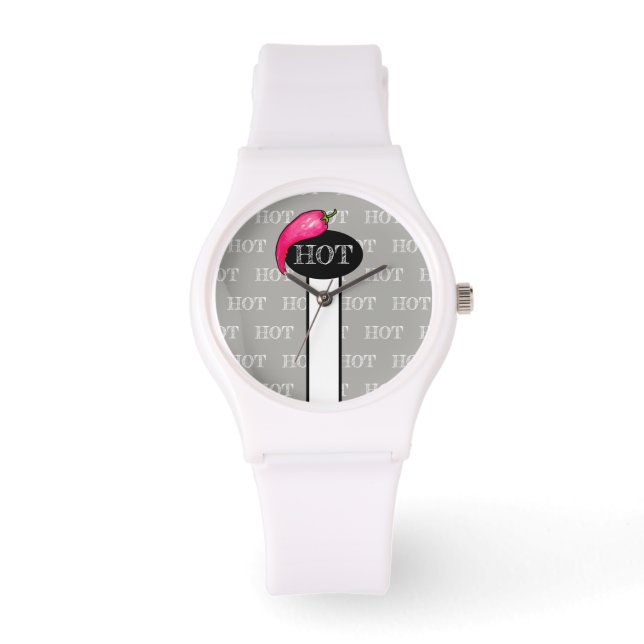 Reloj De Pulsera Pimienta de chile (Anverso)