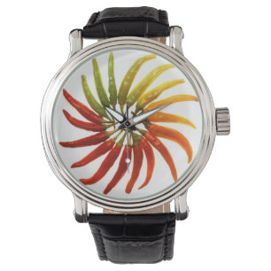 Reloj De Pulsera Pimientos picantes de Charleston