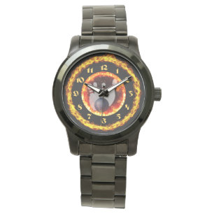 Reloj De Pulsera Pin de bolos de Fuego