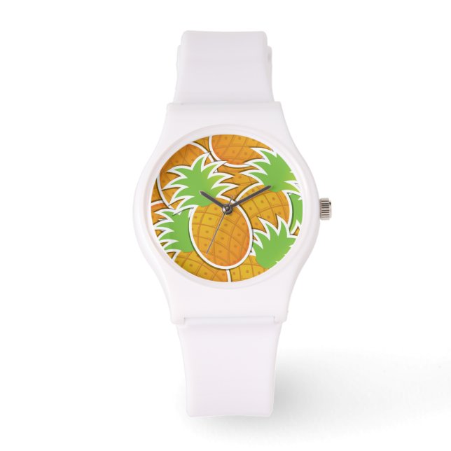Reloj De Pulsera Piña divertida (Anverso)