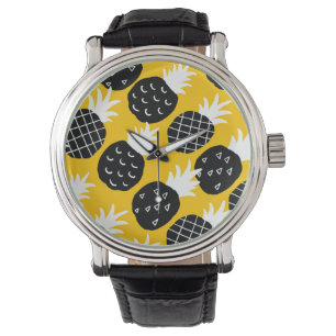 Reloj De Pulsera Piña negra