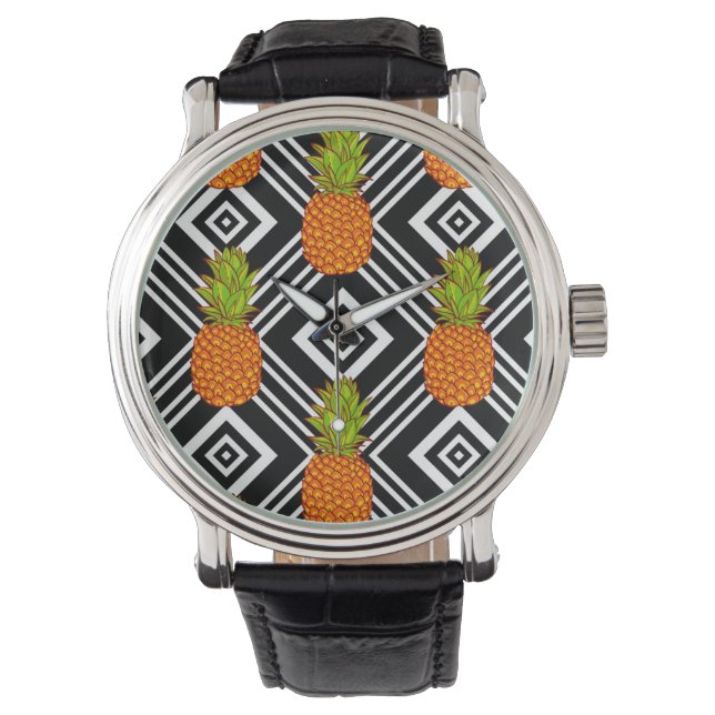 Reloj De Pulsera Piñas geométricas (Anverso)