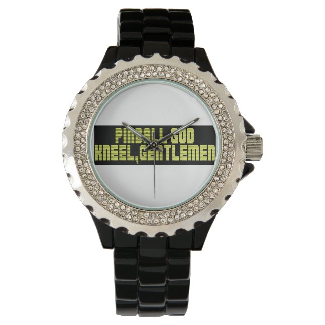 Reloj De Pulsera Pinball God (Anverso)