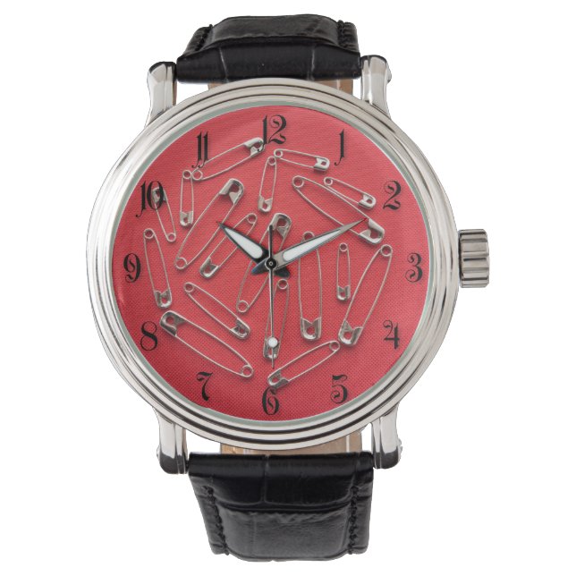 Reloj De Pulsera Pines de seguridad (Anverso)
