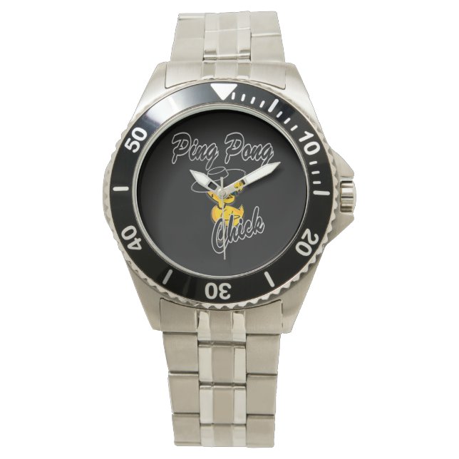 Reloj De Pulsera Ping Pong Chick #4 (Anverso)