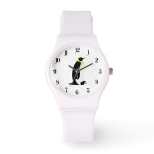 Reloj De Pulsera Pingüino con su bebé